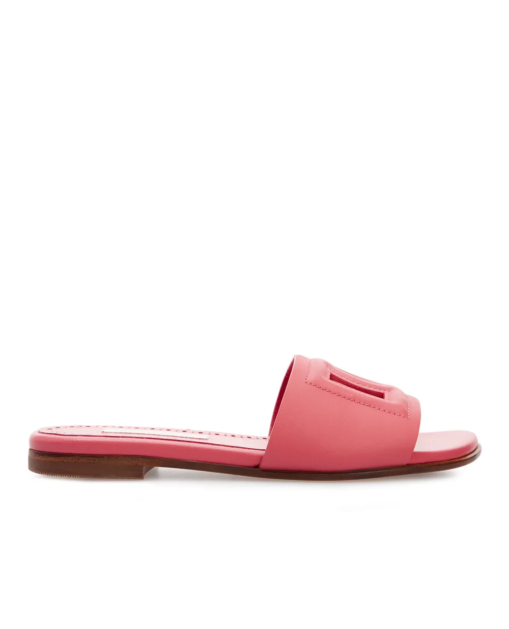 Детские кожаные мюли Dolce&Gabbana Kids D11032-A1735-M, малиновый цвет • Купить в интернет-магазине Kameron