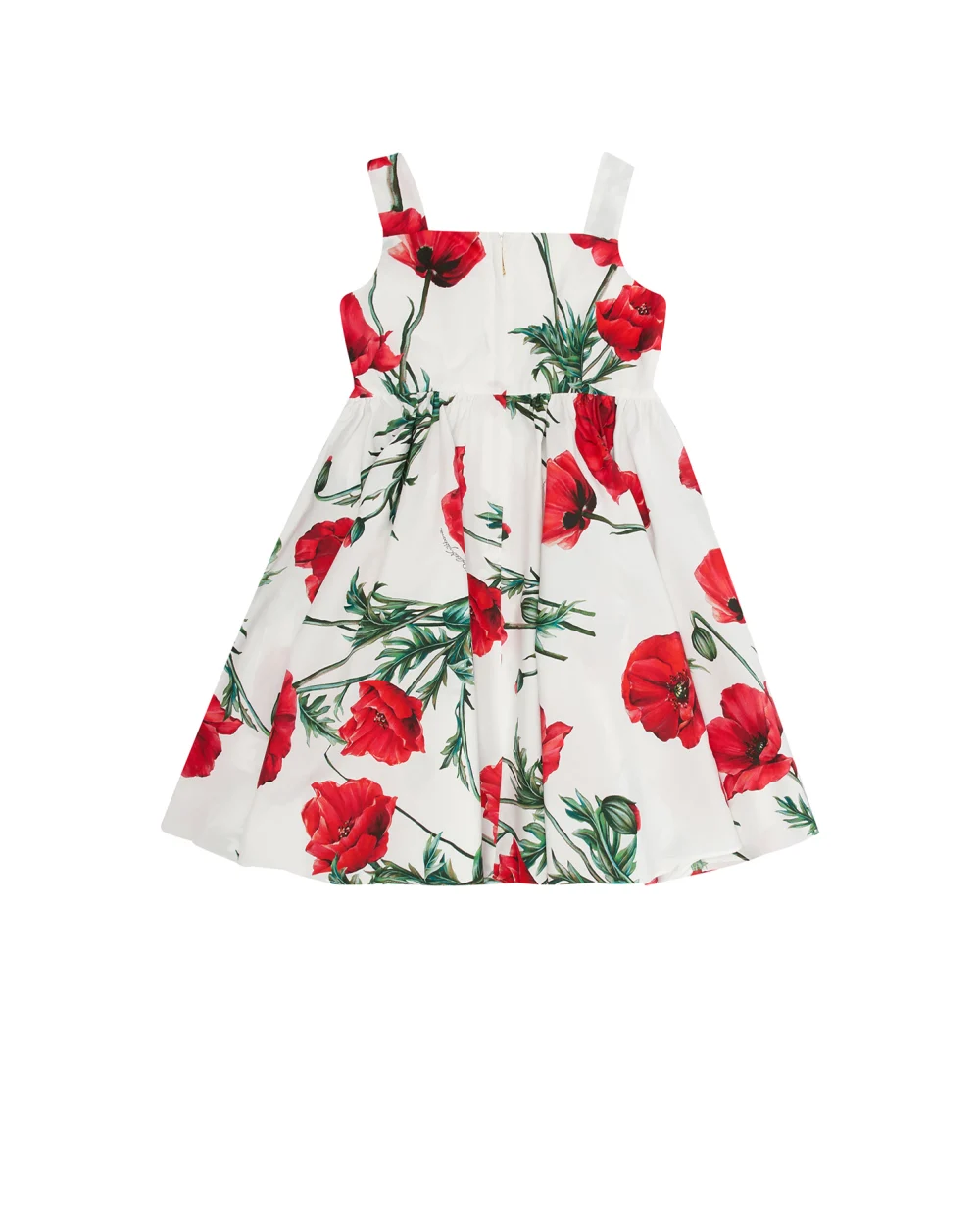 Детское платье Dolce&Gabbana Kids L53DI6-HS5O1-S, белый цвет • Купить в интернет-магазине Kameron