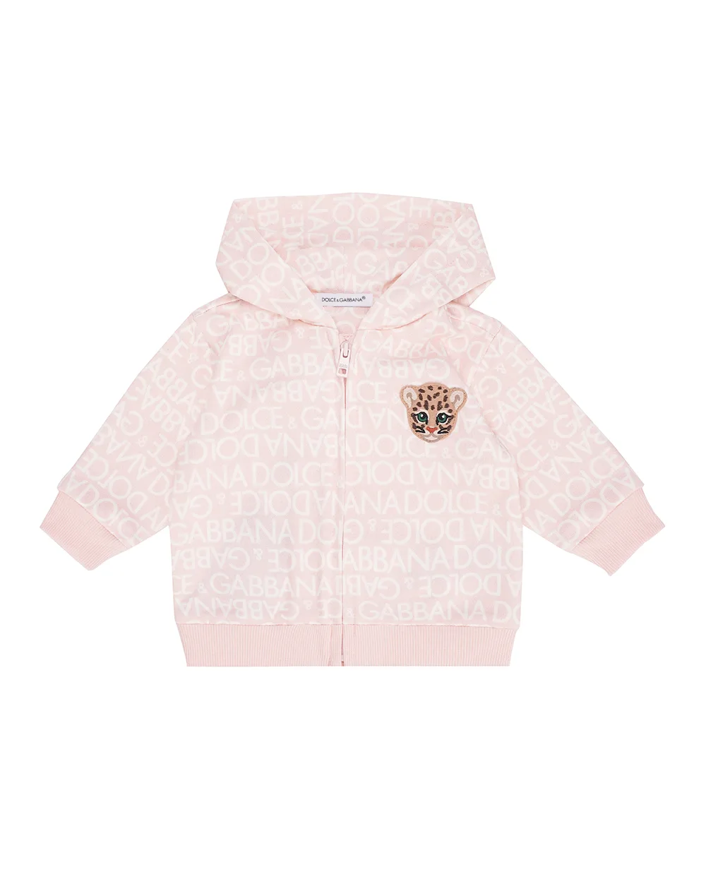 Детская толстовка (костюм) Dolce&Gabbana Kids L1JWHM-G7KR1, розовый цвет • Купить в интернет-магазине Kameron