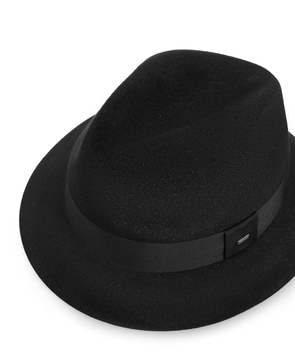 Фетровая шляпа Saint Laurent 634242-3YG07-, черный цвет • Купить в интернет-магазине Kameron
