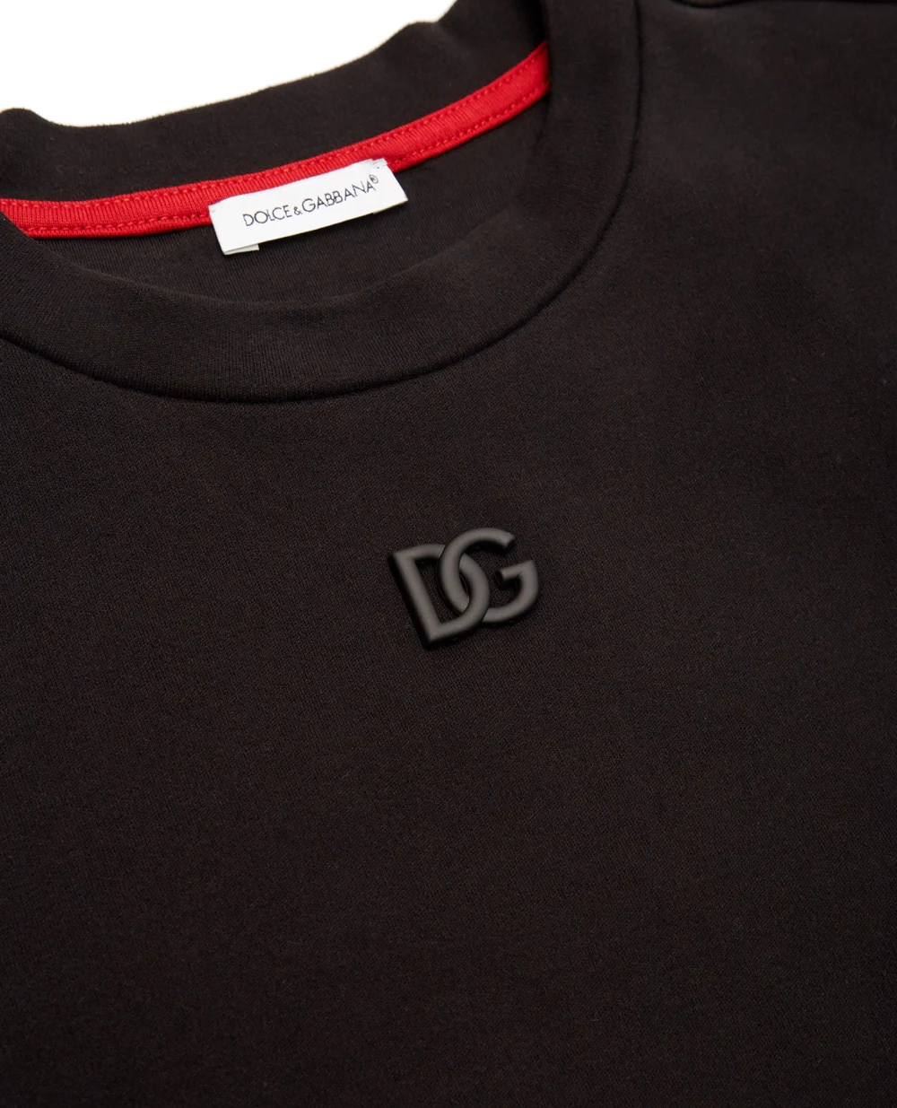 Детская футболка Dolce&Gabbana Kids L4JTDV-G7B0I-S, черный цвет • Купить в интернет-магазине Kameron