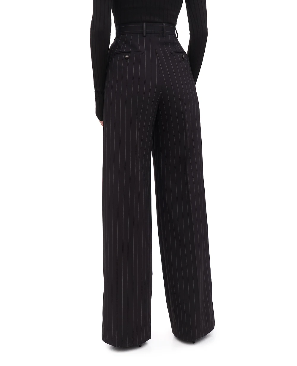 Брюки Dolce&Gabbana FTCP1T-FRBC2, черный цвет • Купить в интернет-магазине Kameron