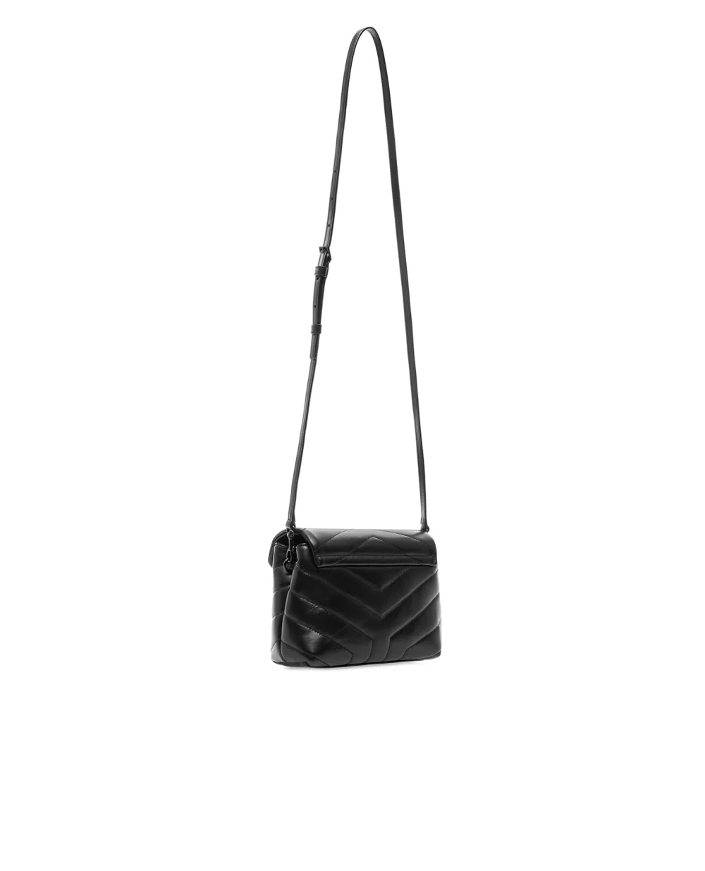 Кожаная сумка Loulou Toy Saint Laurent 678401-DV708, черный цвет • Купить в интернет-магазине Kameron