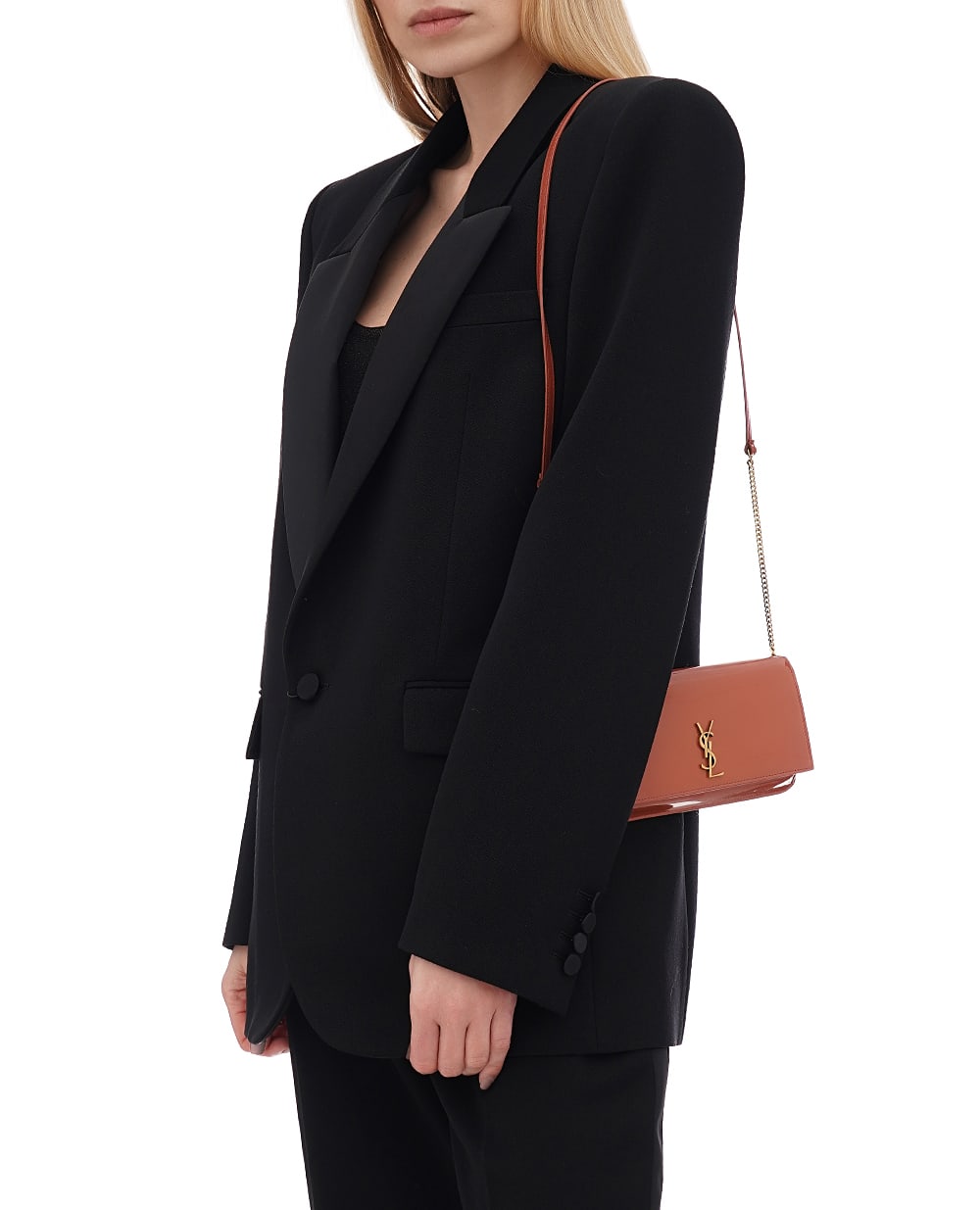 Жакет Saint Laurent 818718-Y7E63, черный цвет • Купить в интернет-магазине Kameron