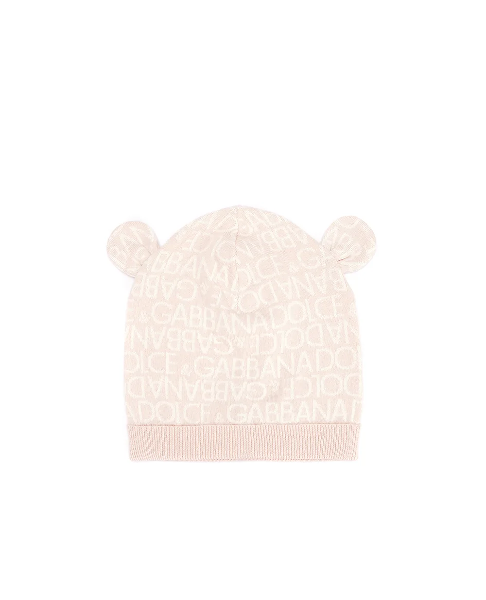 Детская шапка Dolce&Gabbana Kids LNKHA3-JFMU8, розовый цвет • Купить в интернет-магазине Kameron