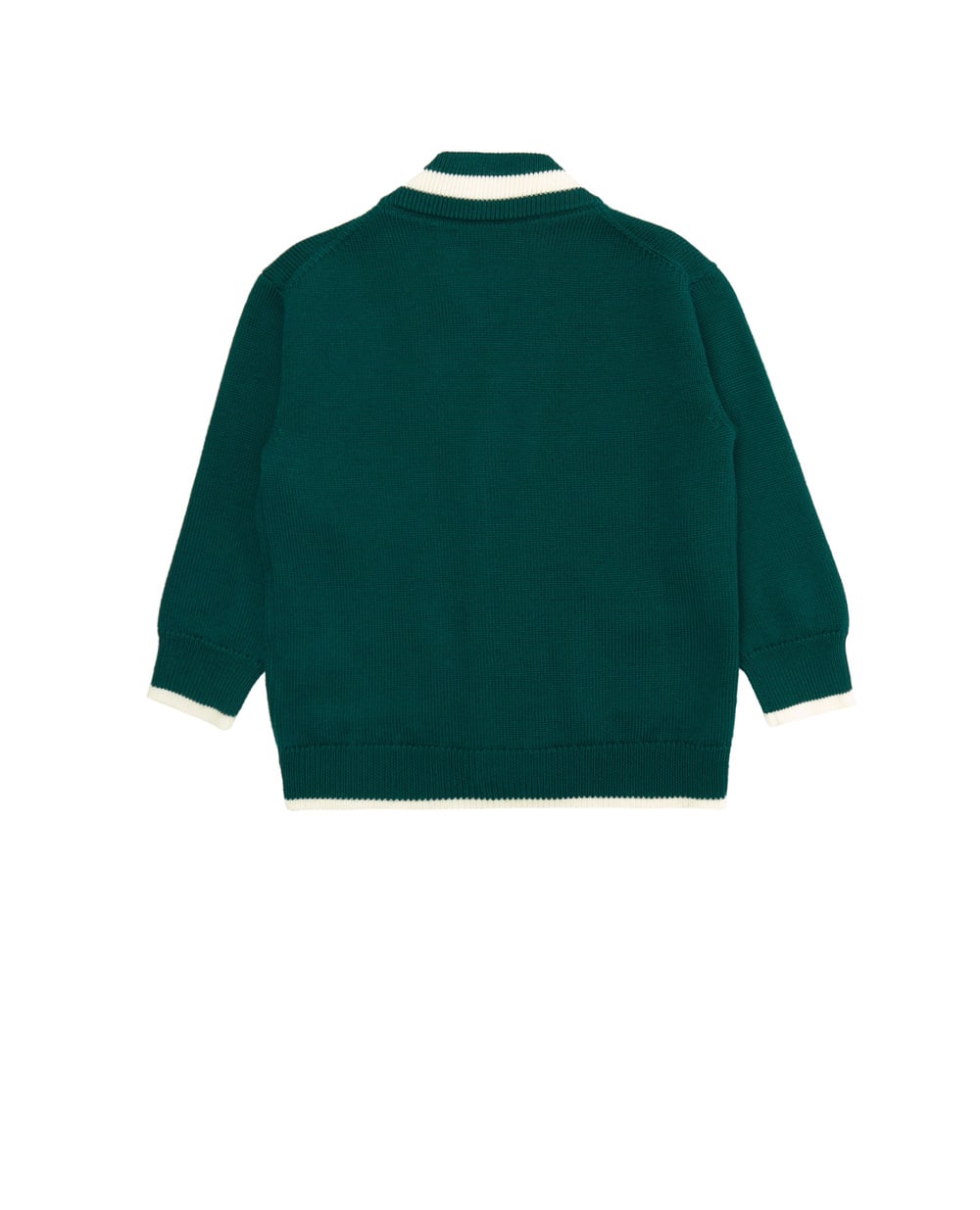 Шерстяной кардиган Dolce&Gabbana Kids L4KWA3-JBVC5-B, зеленый цвет • Купить в интернет-магазине Kameron
