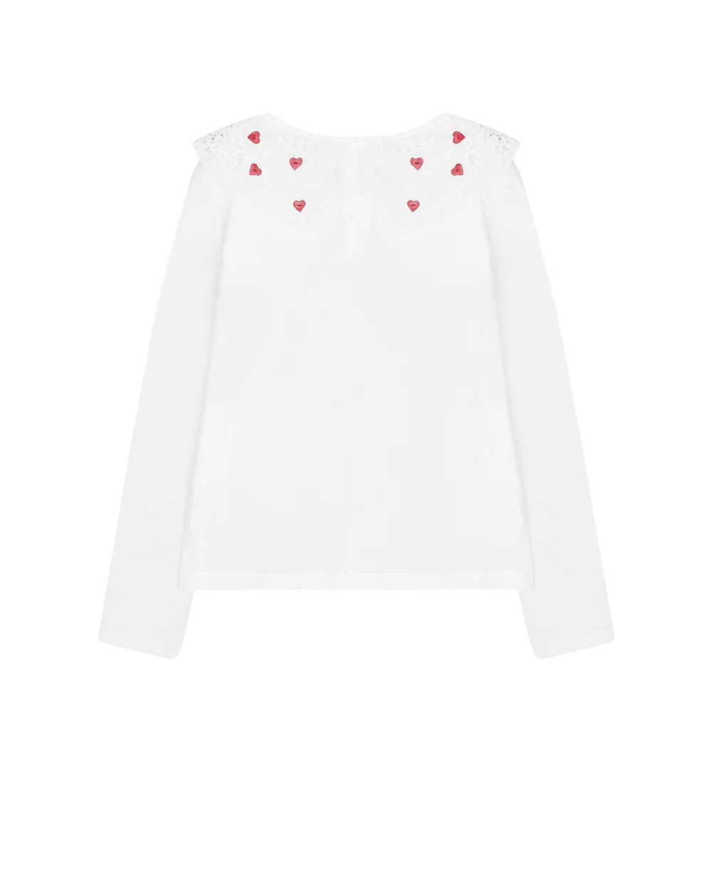 Лонгслив  Dolce&Gabbana Kids L5JTBR-G7QBD-B, белый цвет • Купить в интернет-магазине Kameron