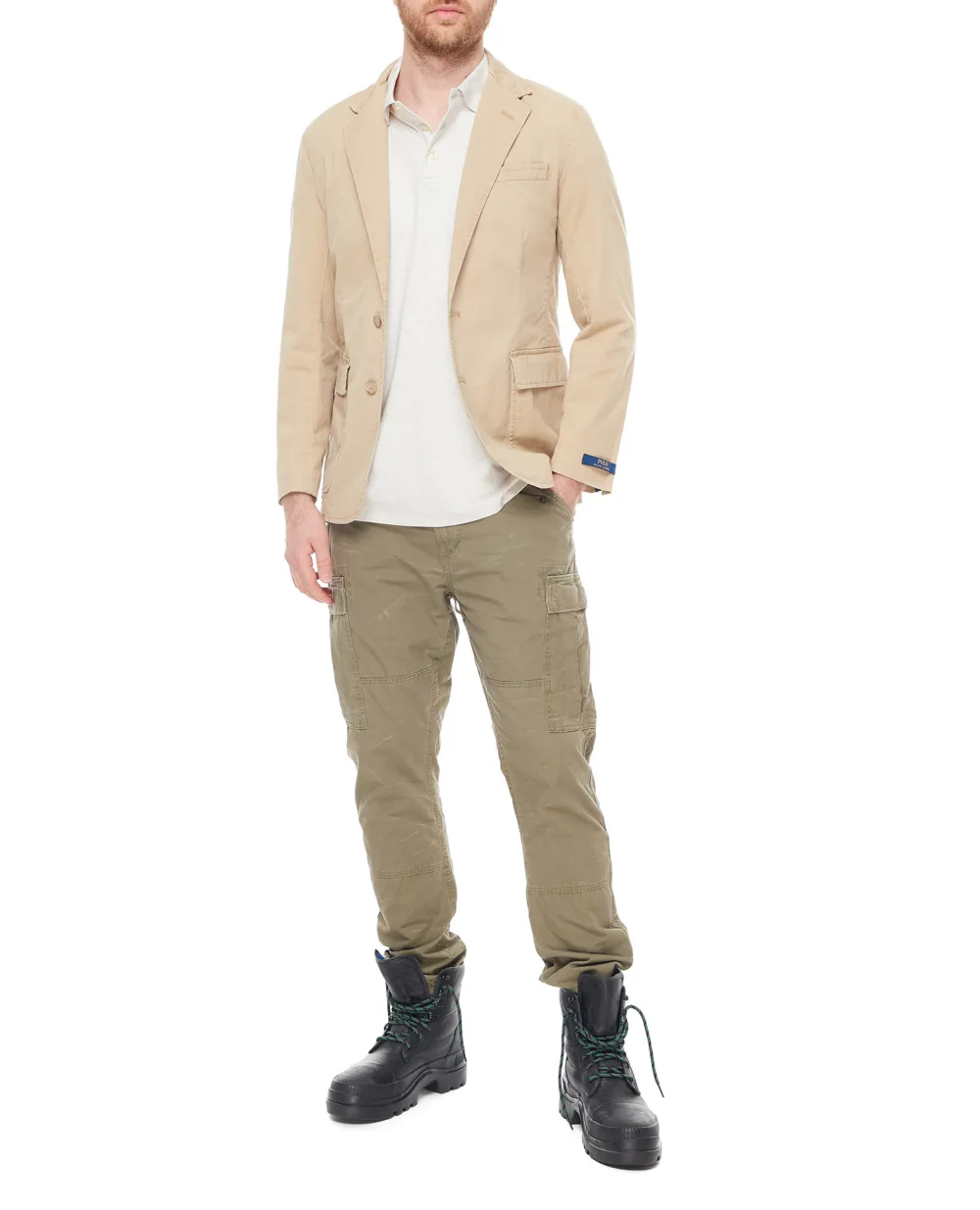 Блейзер Polo Ralph Lauren 715754089007, бежевый цвет • Купить в интернет-магазине Kameron