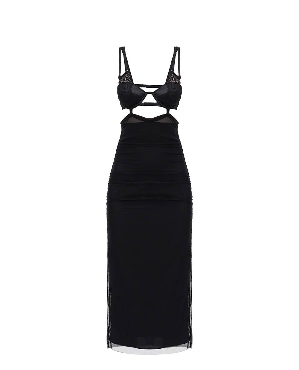 Платье Dolce&Gabbana F6JHFT-FLRDA, черный цвет • Купить в интернет-магазине Kameron