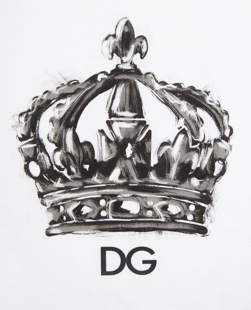 футболка Dolce&Gabbana Kids L4JTBL-G7XPA-B, белый цвет • Купить в интернет-магазине Kameron