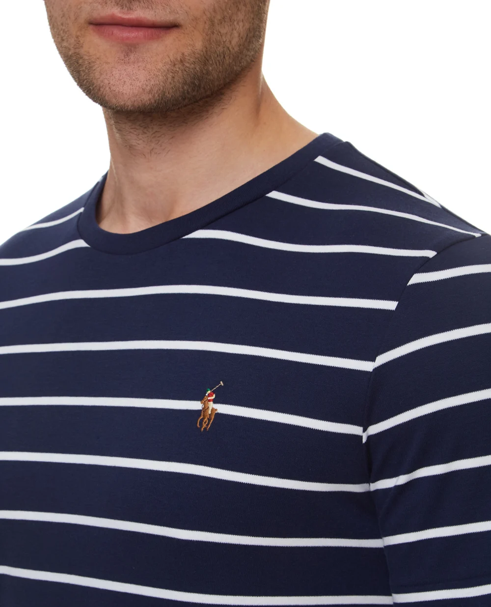 Футболка Polo Ralph Lauren 710829201001, синий цвет • Купить в интернет-магазине Kameron