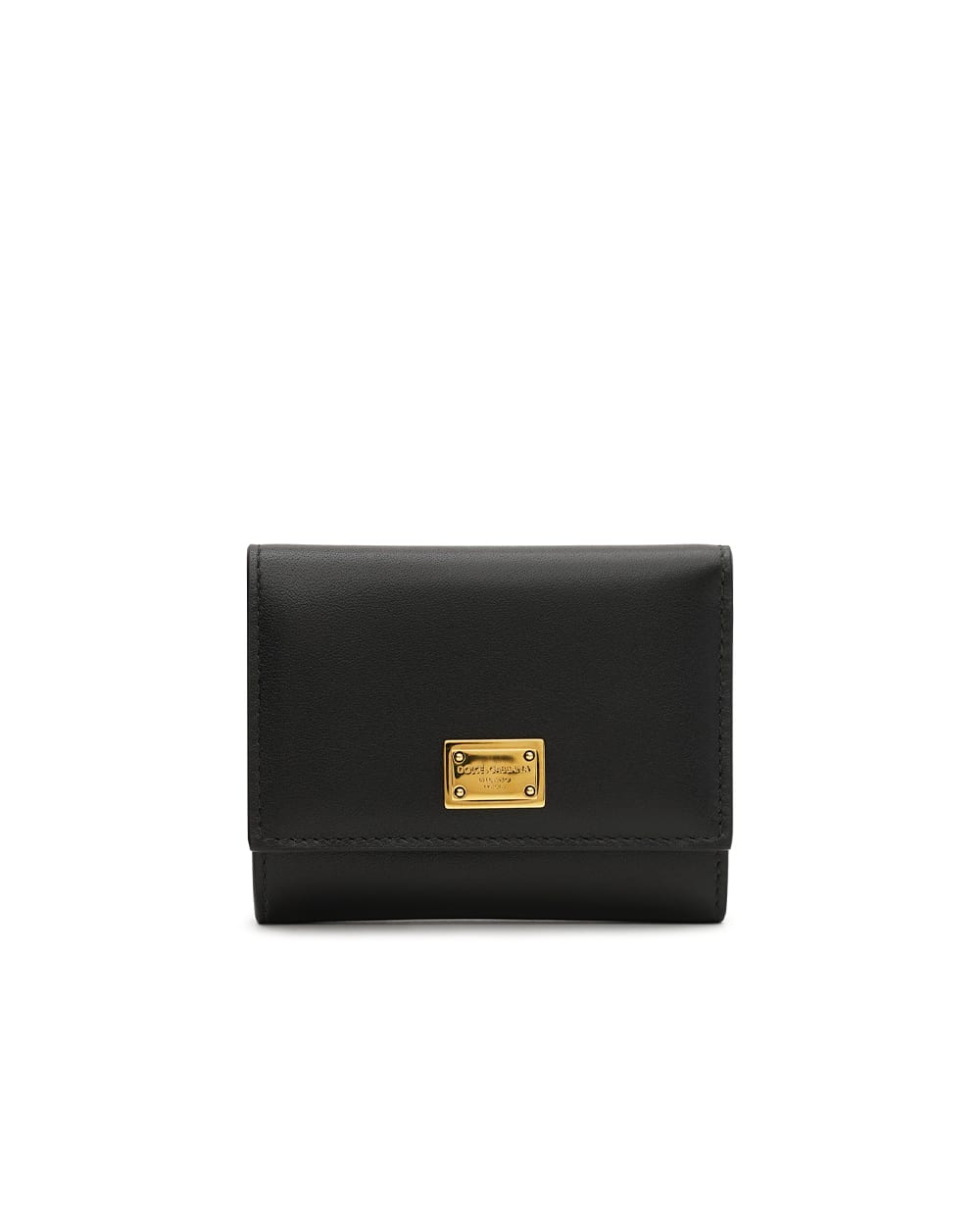Кошелек из кожи Dolce&Gabbana BI0770-A9S25, черный цвет • Купить в интернет-магазине Kameron