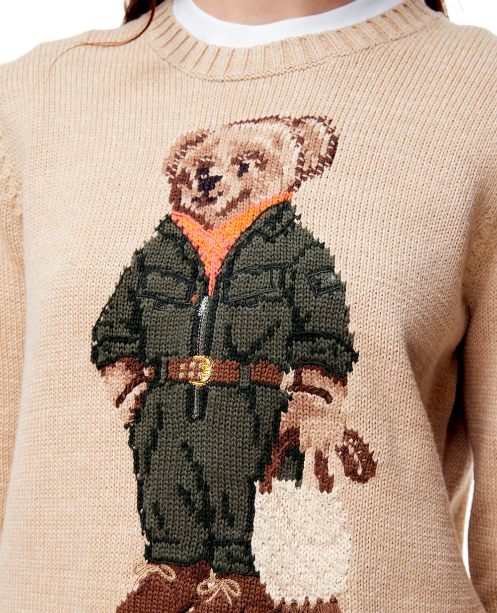 Джемпер Polo Ralph Lauren 211856736001, бежевый цвет • Купить в интернет-магазине Kameron