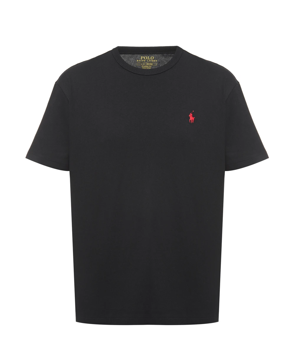 Футболка Polo Ralph Lauren 710811284001, черный цвет • Купить в интернет-магазине Kameron