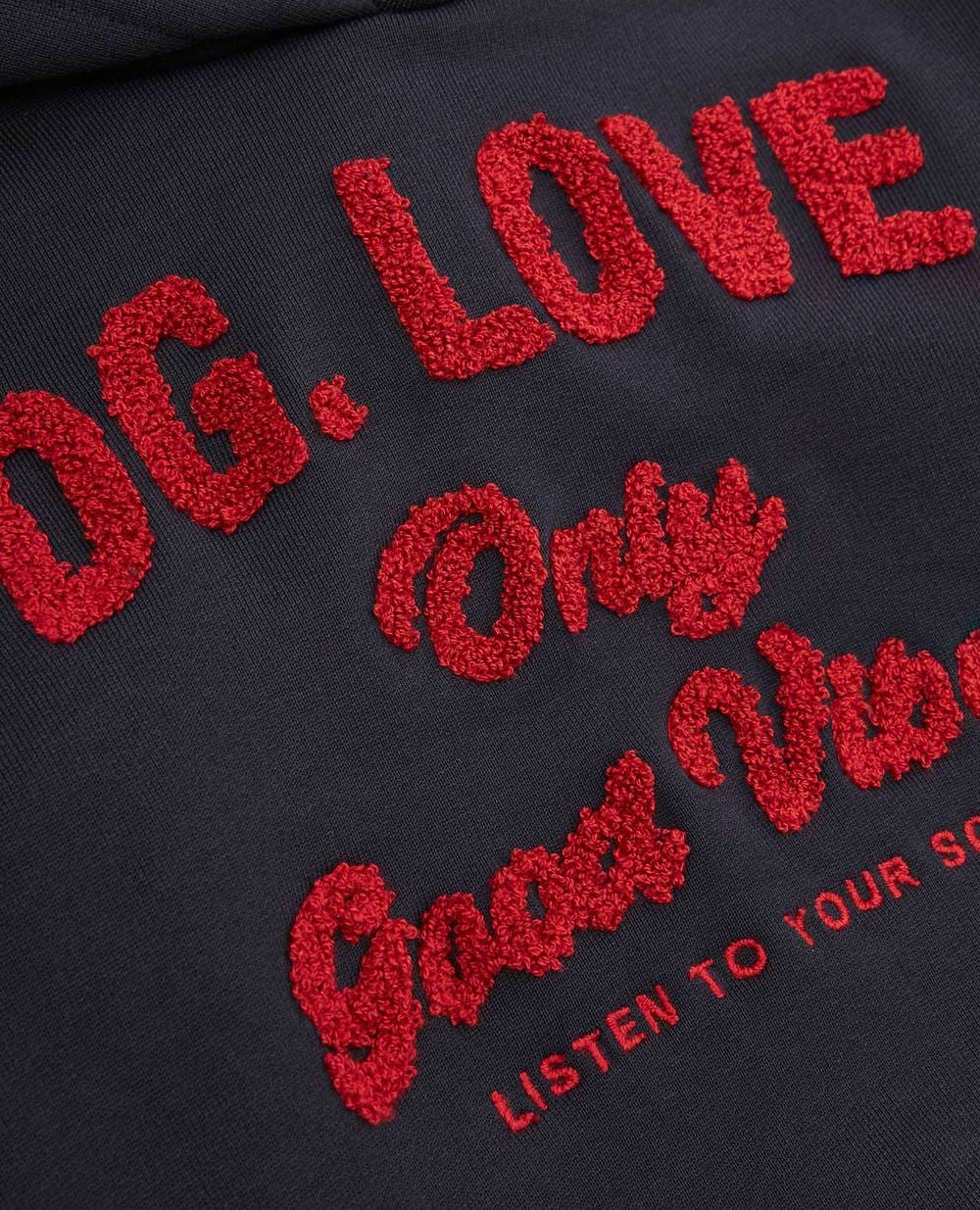 Худи Dolce&Gabbana Kids L5JW4X-G7AX6-B, темно-синий цвет • Купить в интернет-магазине Kameron