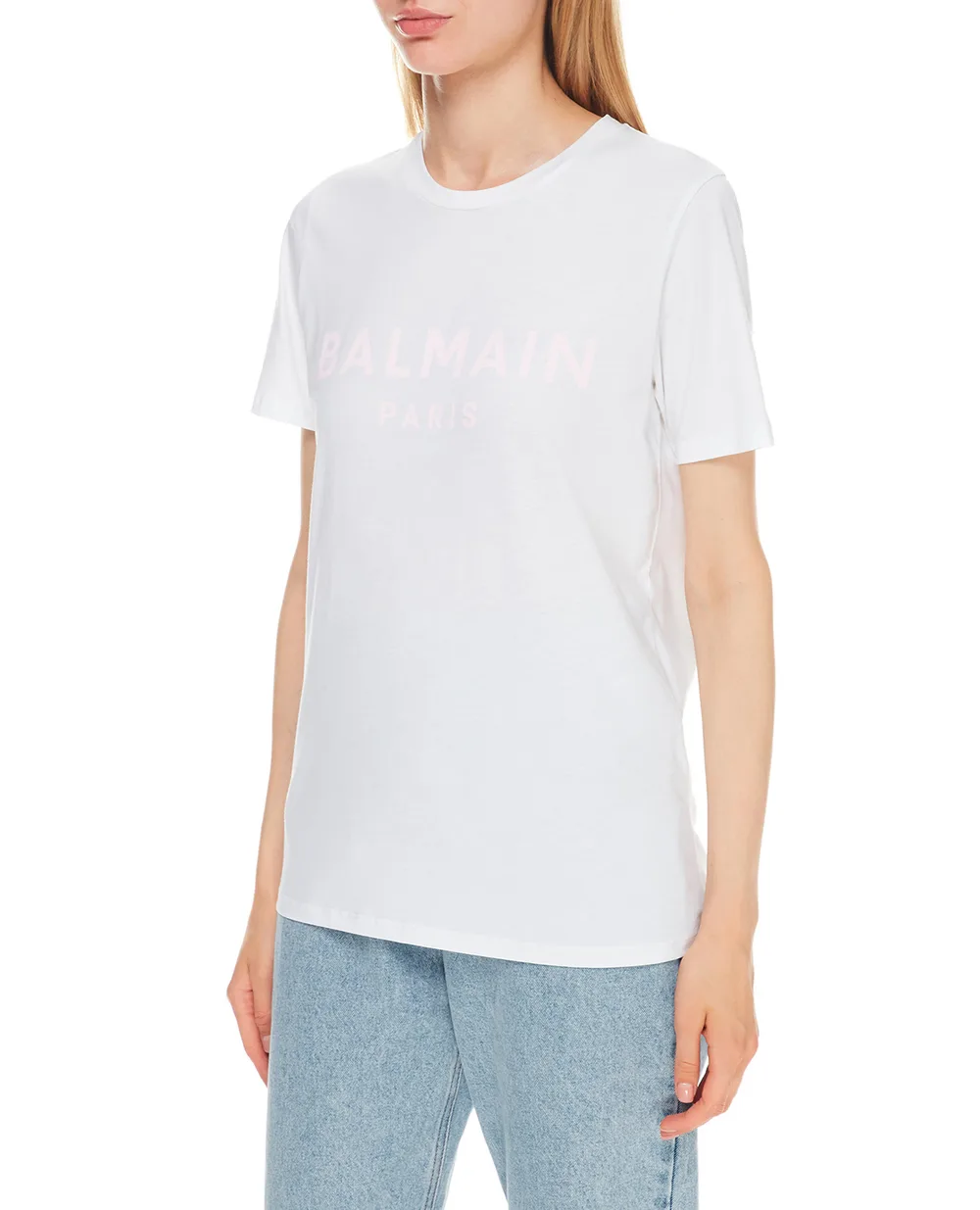 Футболка Balmain WF1EF000B091-S, белый цвет • Купить в интернет-магазине Kameron