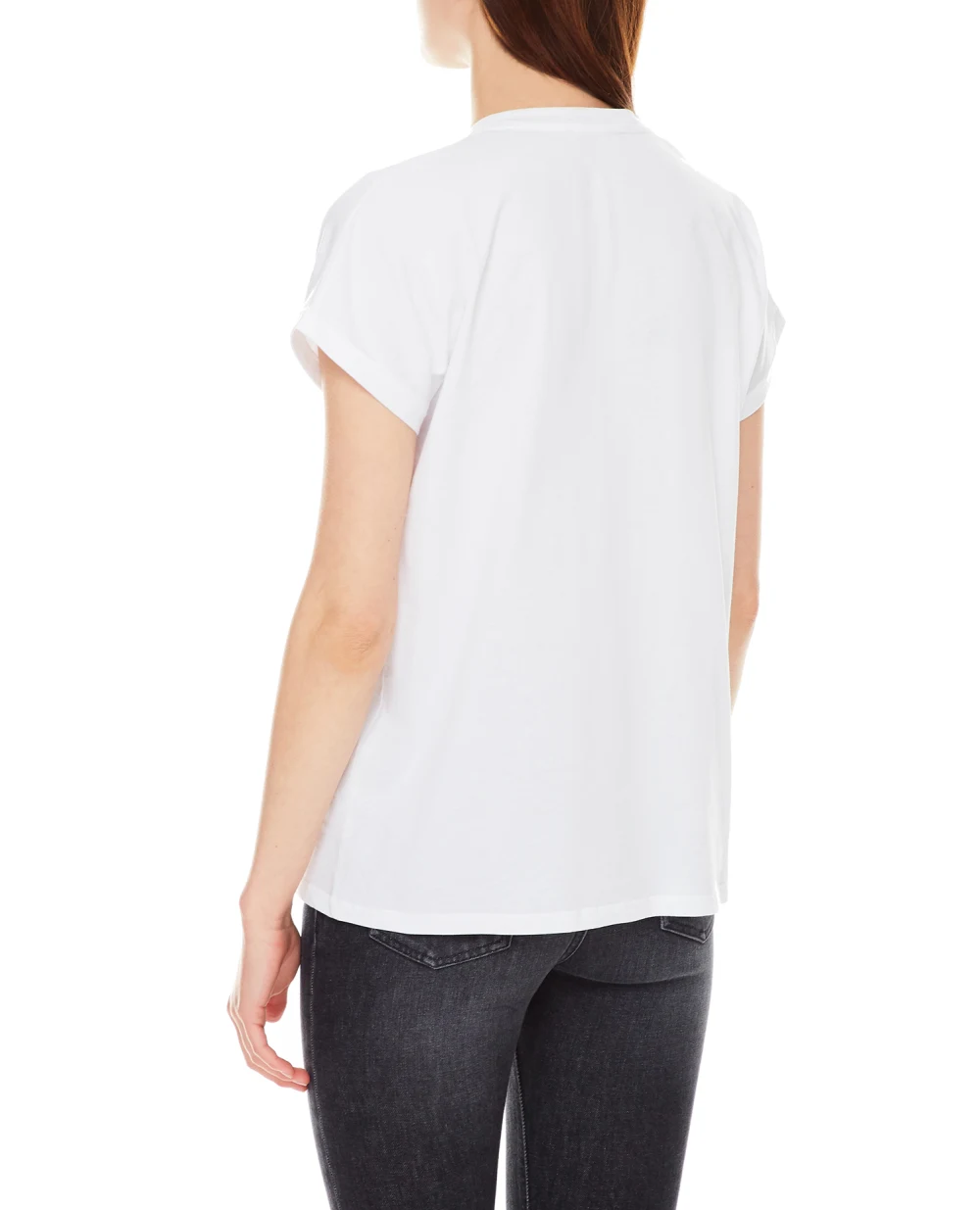Футболка Balmain XF1EF010BB01, белый цвет • Купить в интернет-магазине Kameron