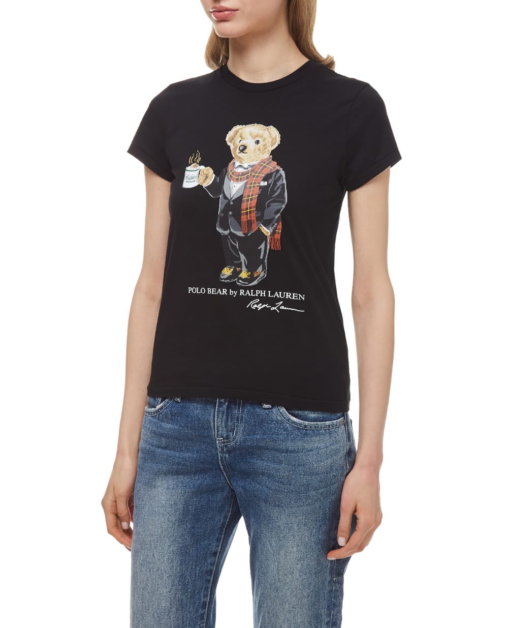 Футболка Polo Ralph Lauren 211823687001, черный цвет • Купить в интернет-магазине Kameron