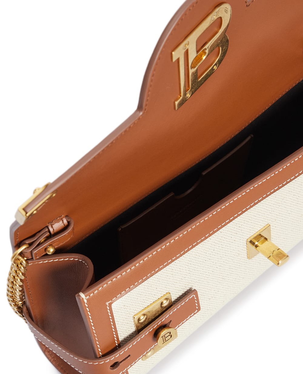 Сумка  B-Buzz Pouch 23 Balmain AN1LE596TCFE, белый цвет • Купить в интернет-магазине Kameron