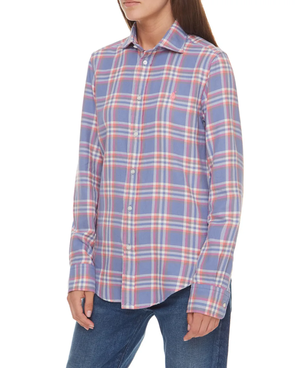 Рубашка Polo Ralph Lauren 211843389002, голубой цвет • Купить в интернет-магазине Kameron