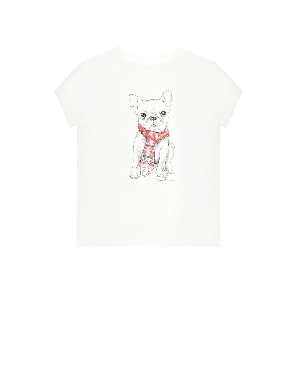 Детская футболка Polo Ralph Lauren Kids 312853363001, белый цвет • Купить в интернет-магазине Kameron
