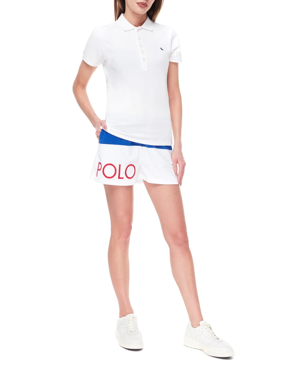 Шорты Polo Ralph Lauren 211863470001, белый цвет • Купить в интернет-магазине Kameron