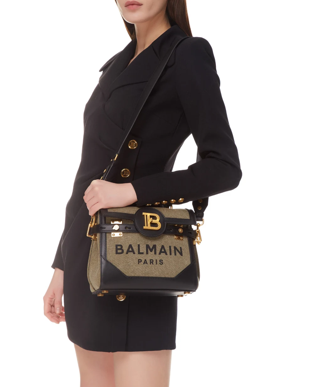 Кожаная сумка B-Buzz 23 Balmain XN1DB530TCPY, разноцветный цвет • Купить в интернет-магазине Kameron