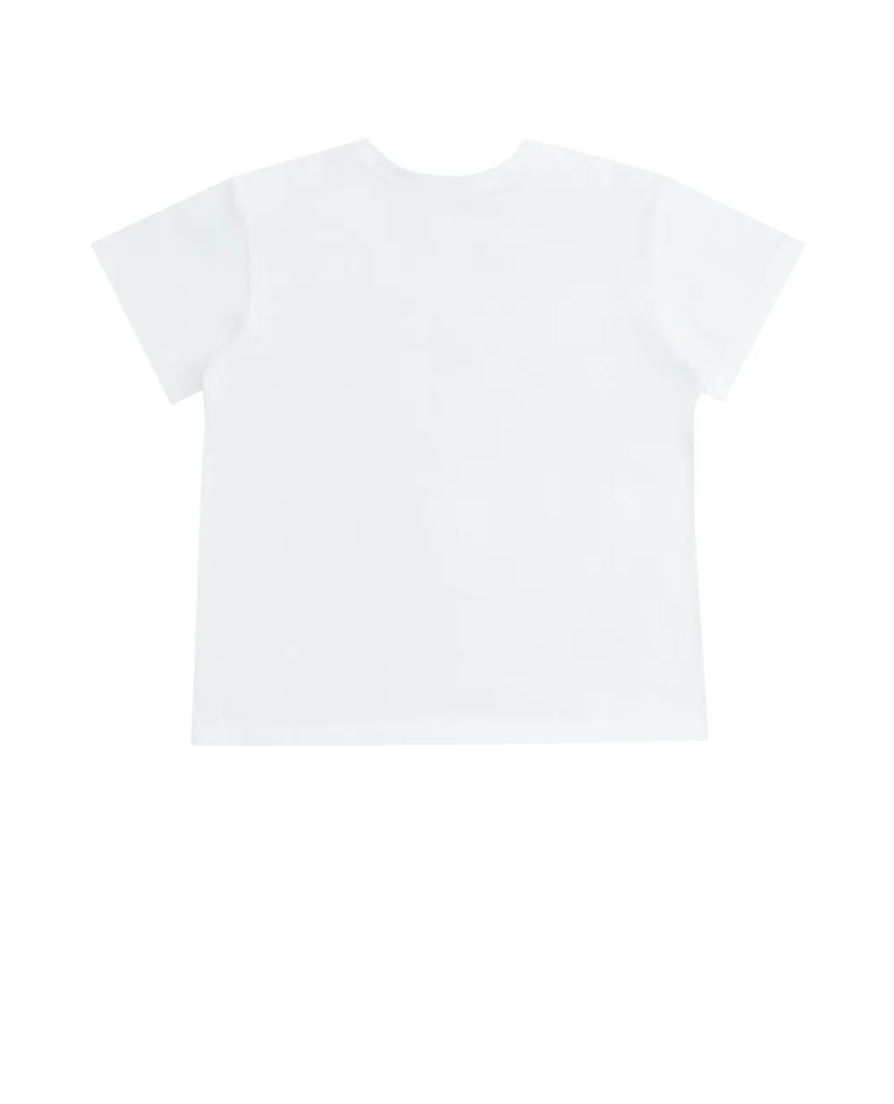 Детская футболка Dolce&Gabbana Kids L2JTIT-G7KXQ, белый цвет • Купить в интернет-магазине Kameron