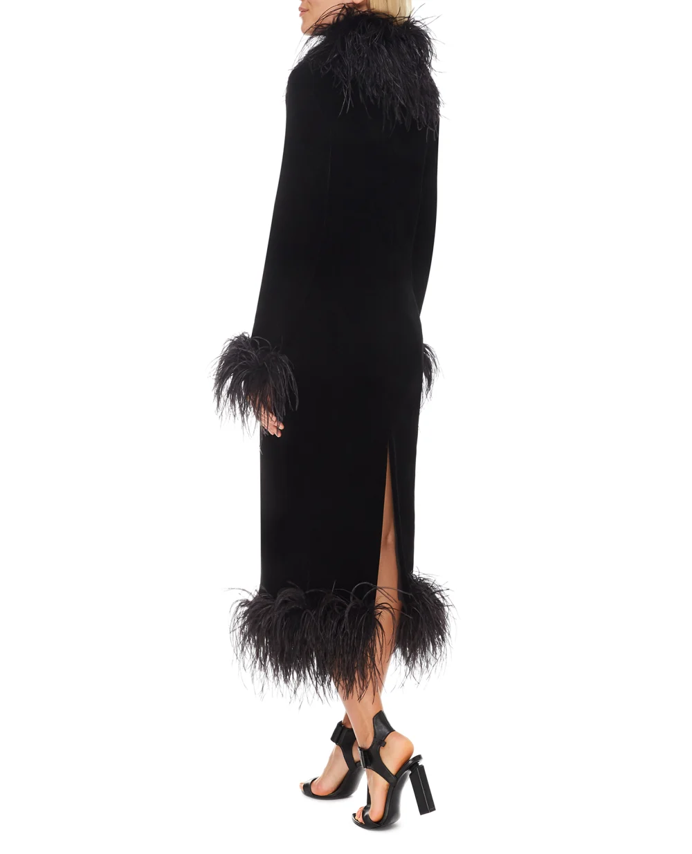 Платье Saint Laurent 658536-Y525R, черный цвет • Купить в интернет-магазине Kameron