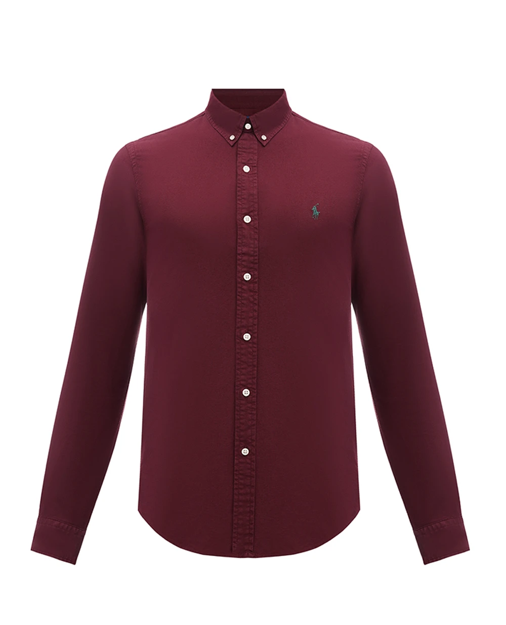Рубашка Polo Ralph Lauren 710804257041, бордовый цвет • Купить в интернет-магазине Kameron