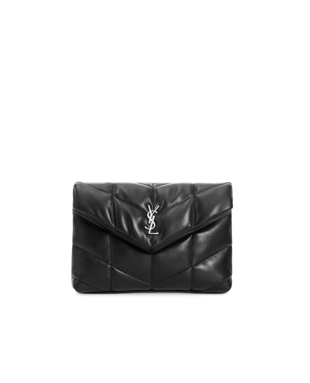 Кожаная сумка Puffer small Saint Laurent 650880-1EL00, черный цвет • Купить в интернет-магазине Kameron
