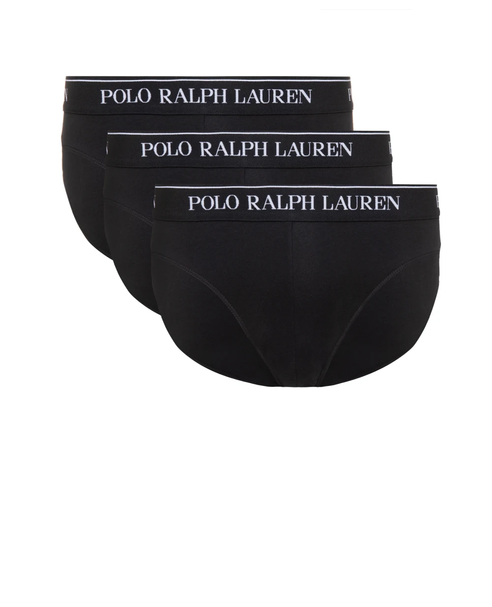 Брифи (3 шт) Polo Ralph Lauren 714513423002, чорний колір • Купити в інтернет-магазині Kameron