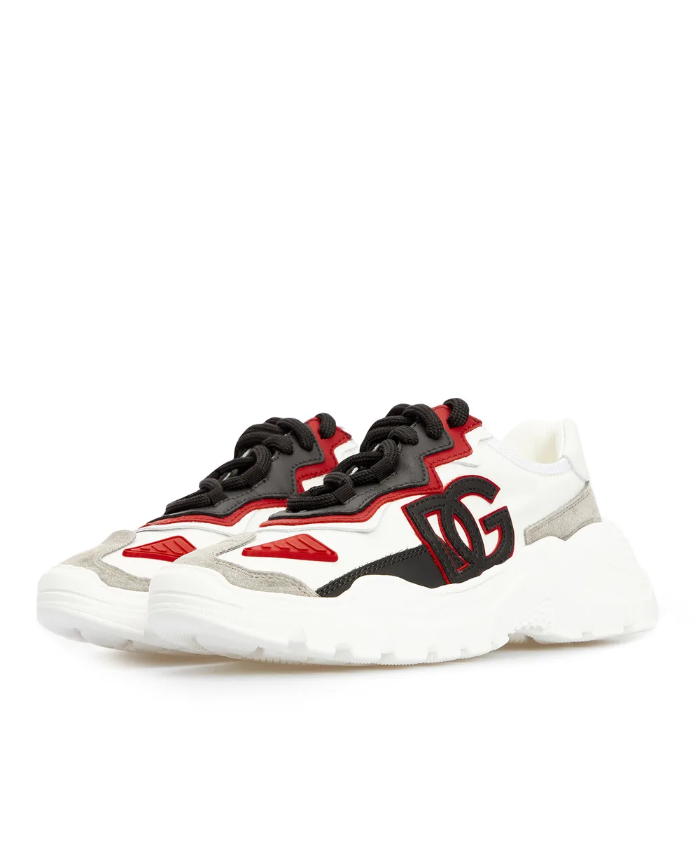 Кроссовки Dolce&Gabbana Kids DA5036-AQ935-L, белый цвет • Купить в интернет-магазине Kameron