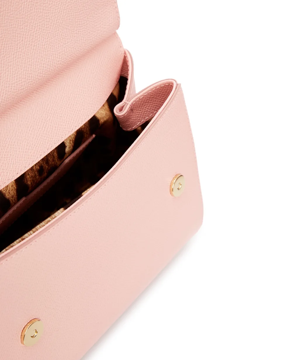 Кожаная сумка Sicily Dolce&Gabbana BB6003-AY153, розовый цвет • Купить в интернет-магазине Kameron