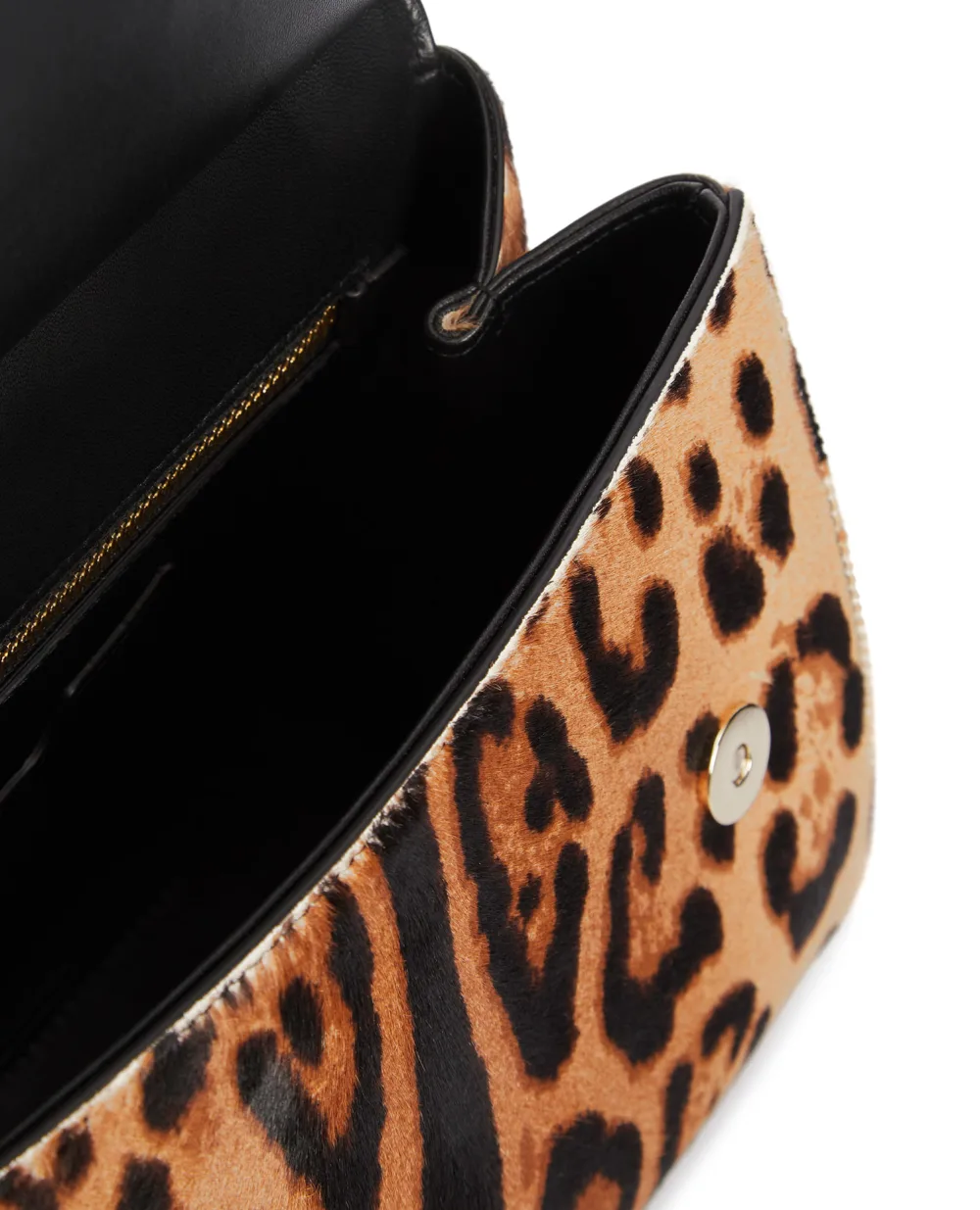 Кожаная сумка Sicily Dolce&Gabbana BB7018-AQ291, коричневый цвет • Купить в интернет-магазине Kameron