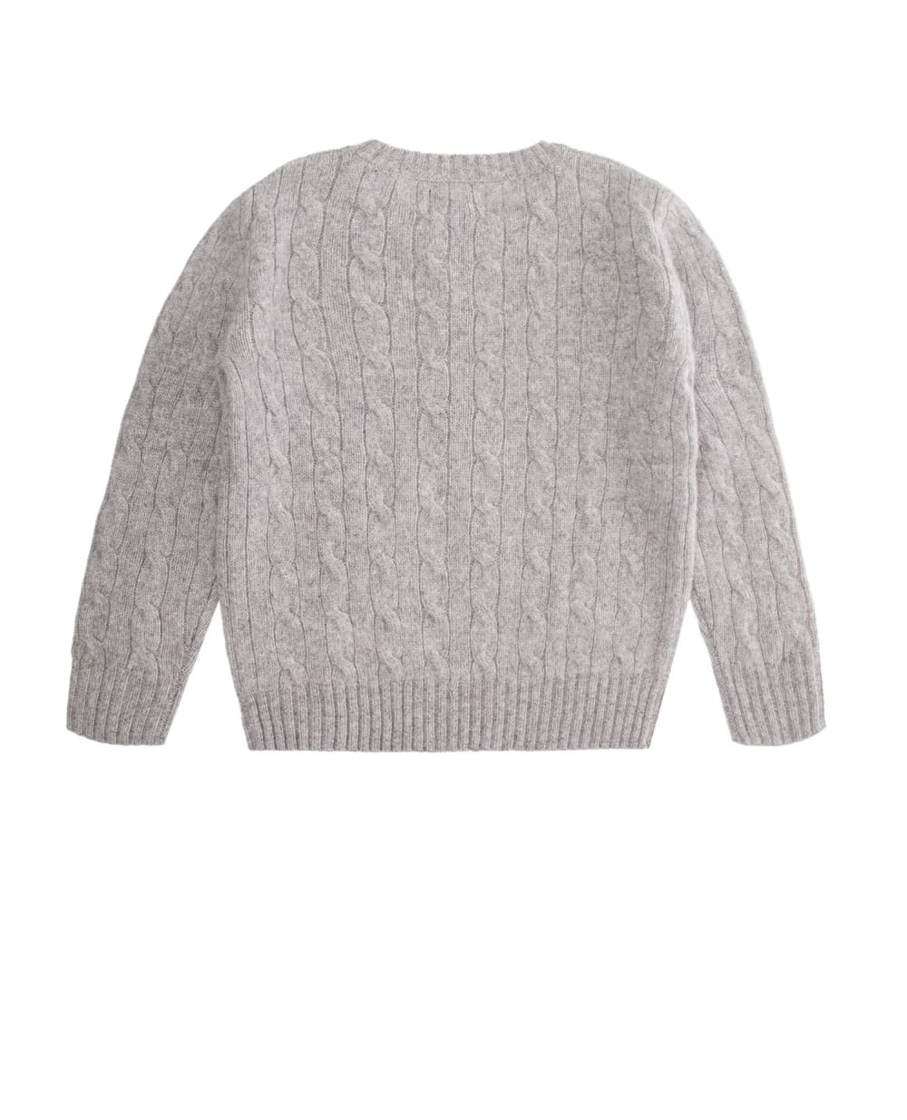 Шерстяной свитер Polo Ralph Lauren Kids 321702589006, серый цвет • Купить в интернет-магазине Kameron