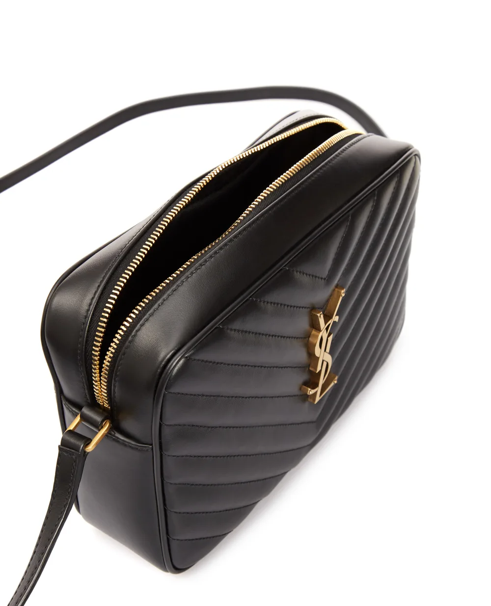 Кожаная сумка Lou Saint Laurent 612544-DV707-, черный цвет • Купить в интернет-магазине Kameron