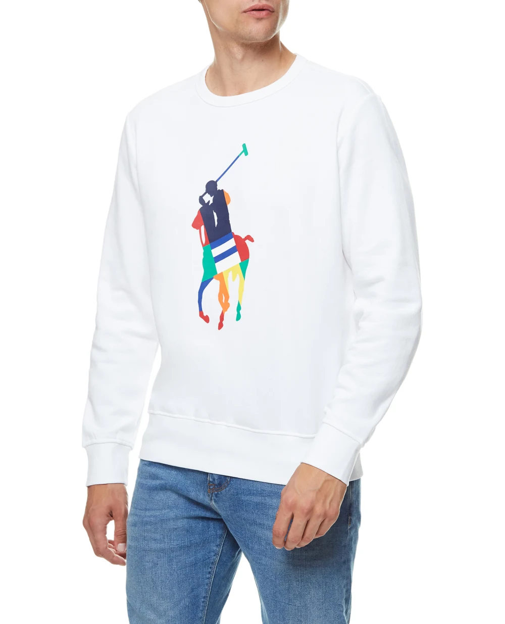 Свитшот Polo Ralph Lauren 710845188001, белый цвет • Купить в интернет-магазине Kameron