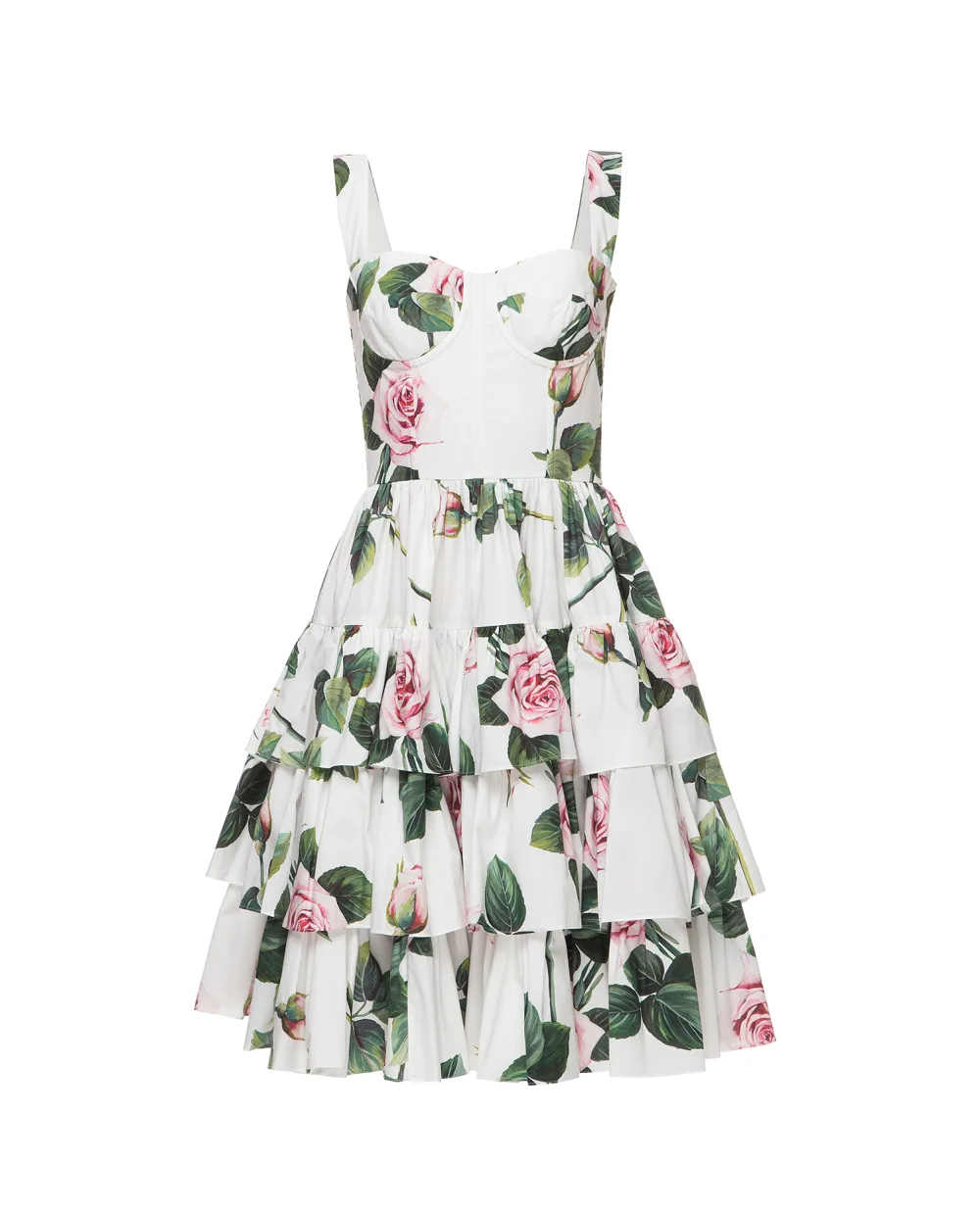 Платье Dolce&Gabbana F6I0BT-HS5FZ, белый цвет • Купить в интернет-магазине Kameron