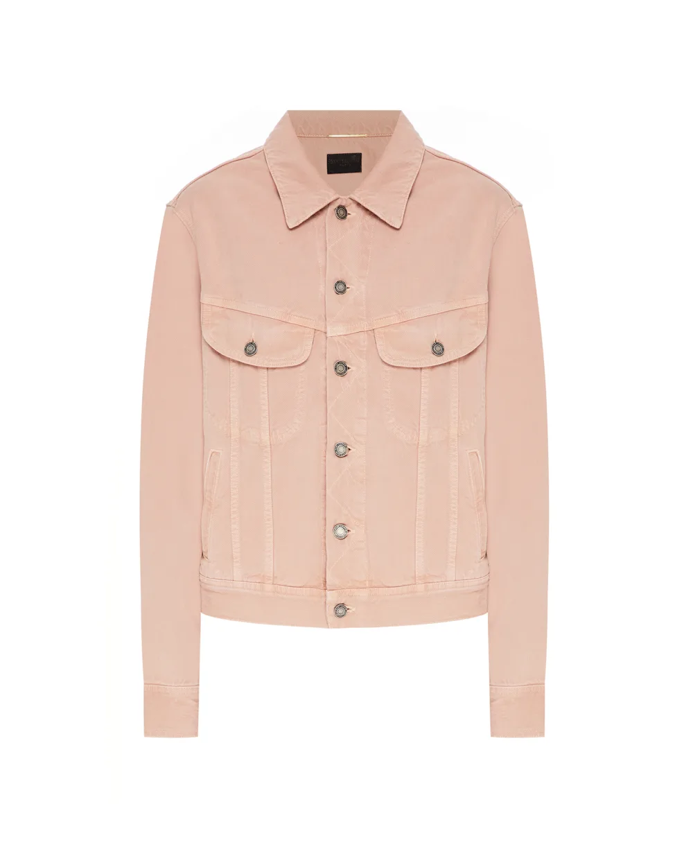 Джинсовая куртка Saint Laurent 640337-Y23NM, розовый цвет • Купить в интернет-магазине Kameron