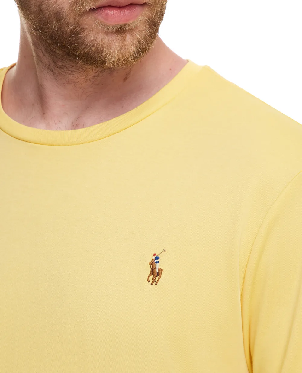 Футболка Polo Ralph Lauren 710740727008, желтый цвет • Купить в интернет-магазине Kameron