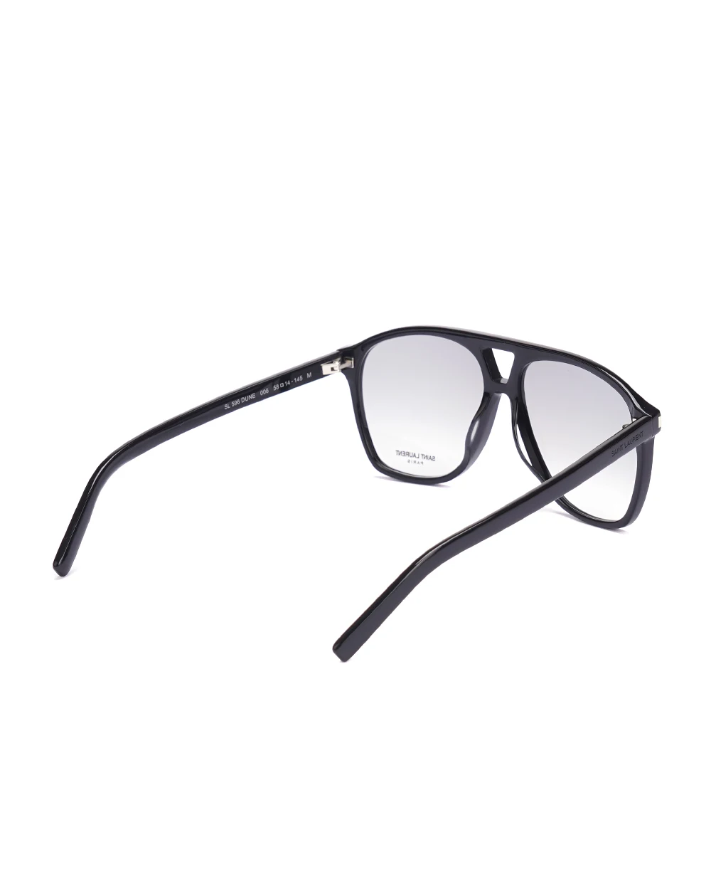 Солнцезащитные очки пилоты Saint Laurent 736443-Y9956, черный цвет • Купить в интернет-магазине Kameron
