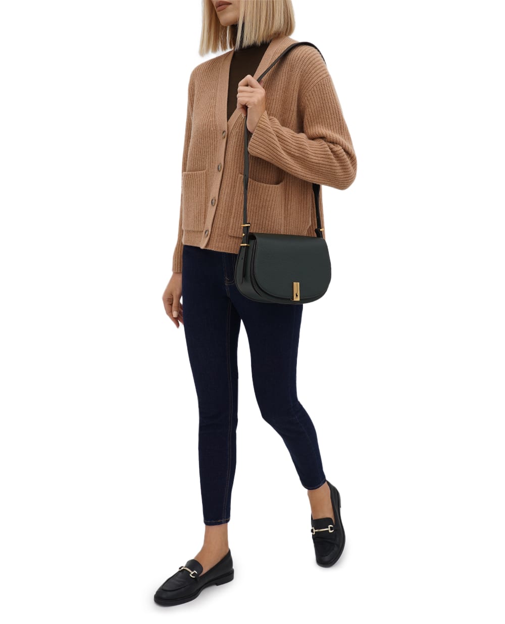 Сумка Polo ID Saddle Crossbody Medium Polo Ralph Lauren 428895806002, зеленый цвет • Купить в интернет-магазине Kameron