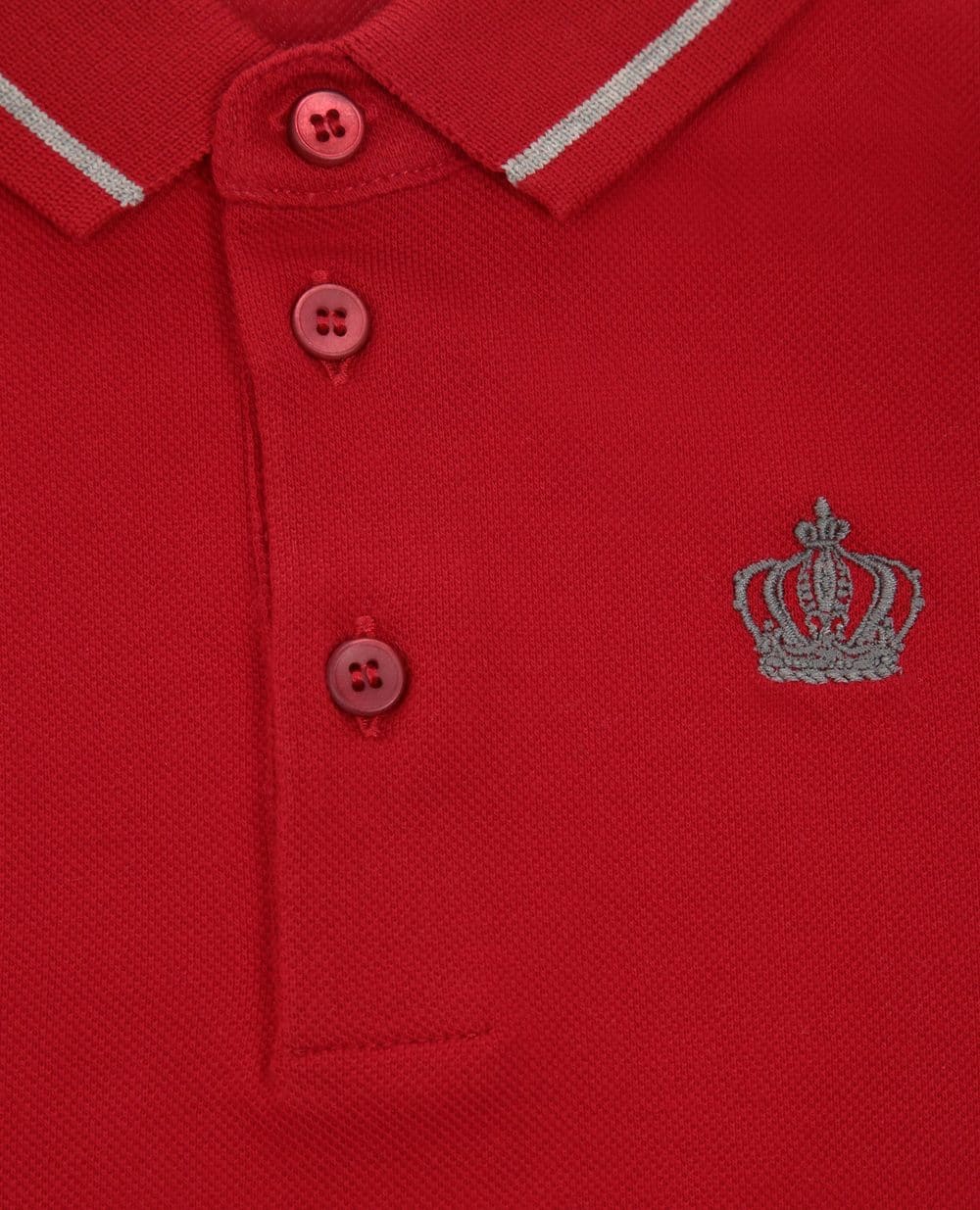 Поло Dolce&Gabbana Kids L4JT0S-G7FUW-B, красный цвет • Купить в интернет-магазине Kameron