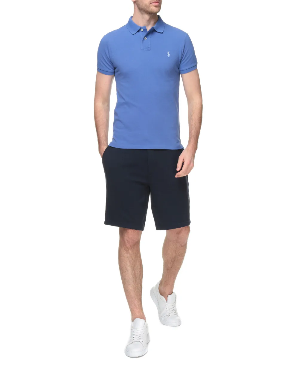 Поло Polo Ralph Lauren 710536856310, синий цвет • Купить в интернет-магазине Kameron
