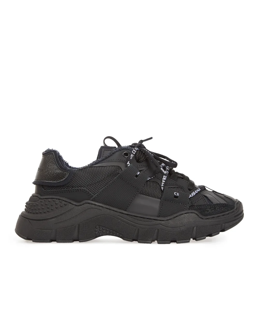 Кроссовки Dolce&Gabbana Kids DA5037-AQ669-L, черный цвет • Купить в интернет-магазине Kameron