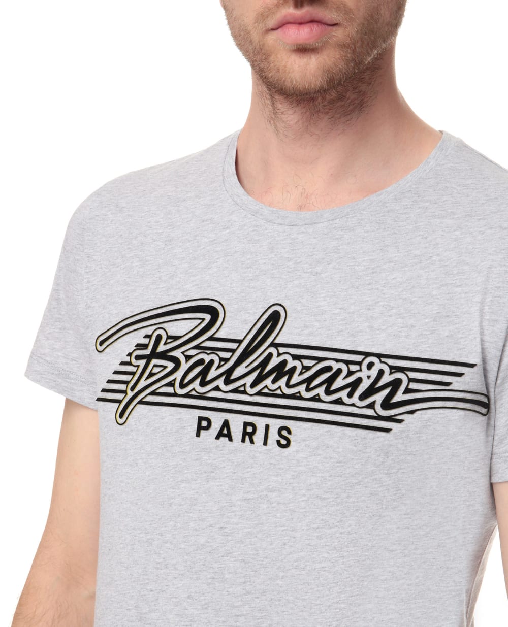 Футболка Balmain VH1EF000B036, серый цвет • Купить в интернет-магазине Kameron