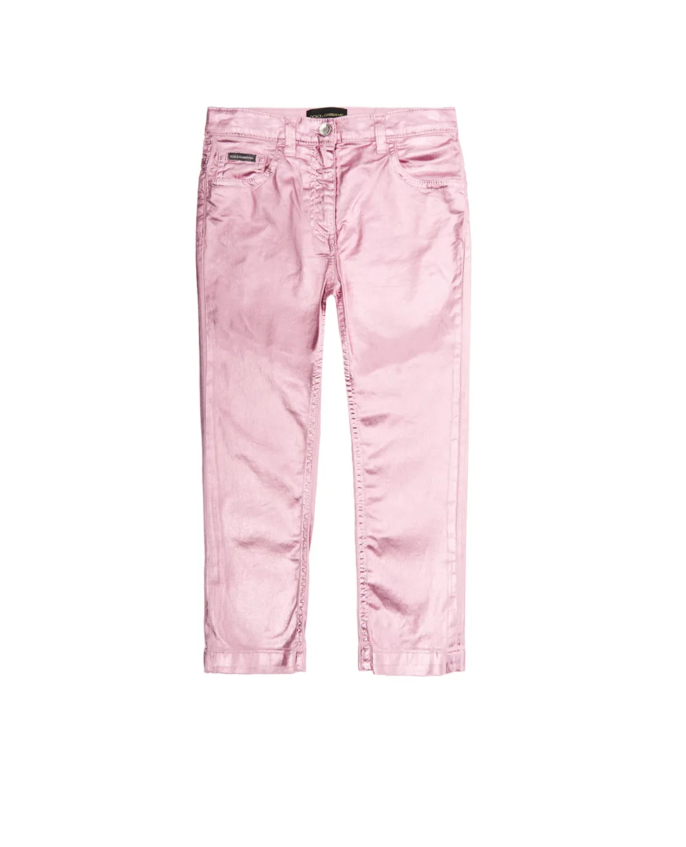 Детские джинсы Dolce&Gabbana Kids L52F28-G7A9Y-S, розовый цвет • Купить в интернет-магазине Kameron