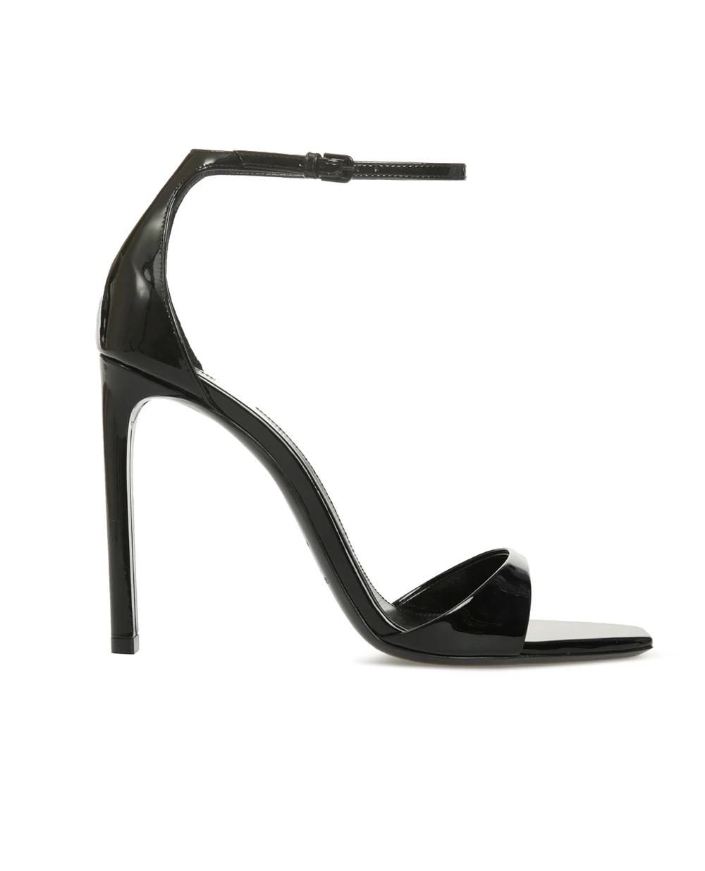 Кожаные босоножки Saint Laurent 604042-0NP00-, черный цвет • Купить в интернет-магазине Kameron