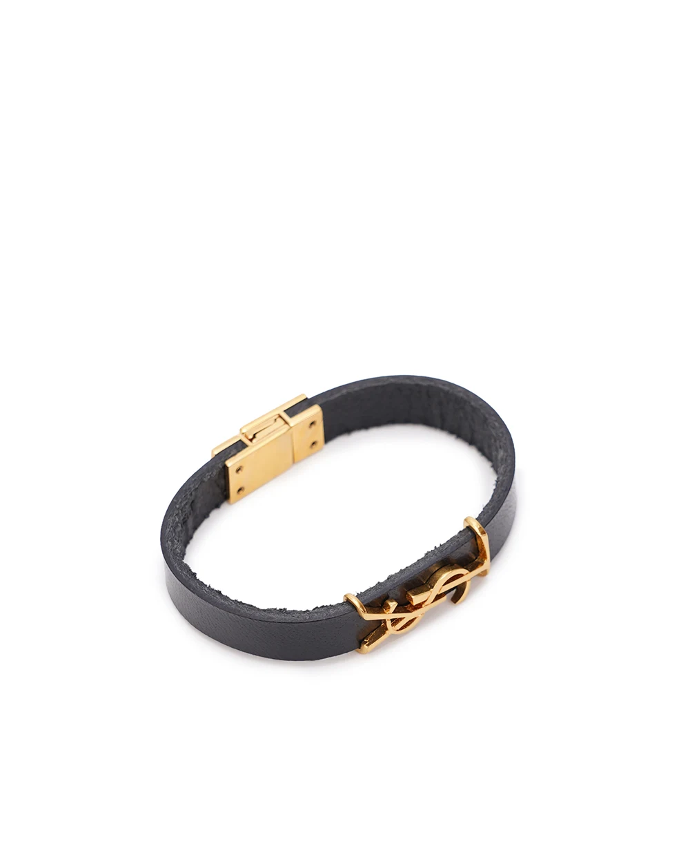 Браслет Saint Laurent 708815-0IH0J, чорний колір • Купити в інтернет-магазині Kameron